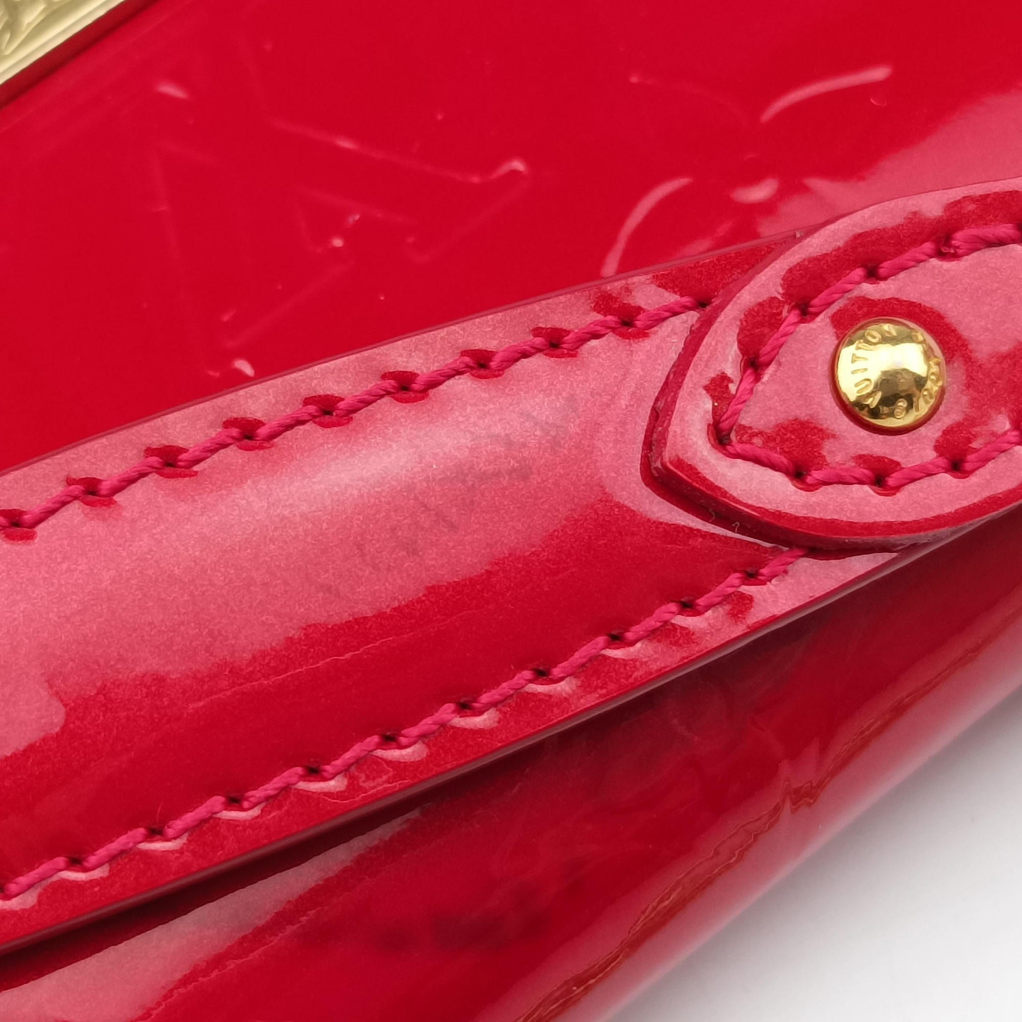 Pre-owned Louis Vuitton Belle Air Pomme d'Amour Vernis M93614 shoulderbag | stylenewstar