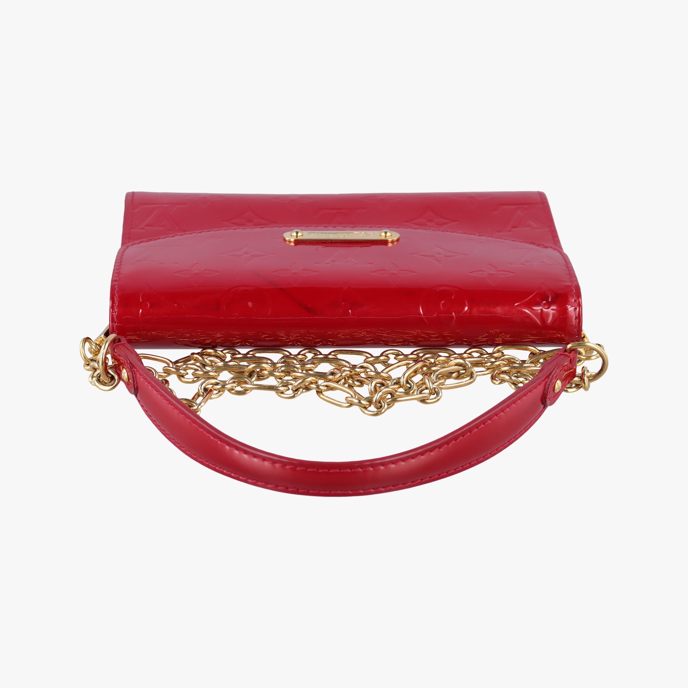 Pre-owned Louis Vuitton Belle Air Pomme d'Amour Vernis M93614 shoulderbag | stylenewstar
