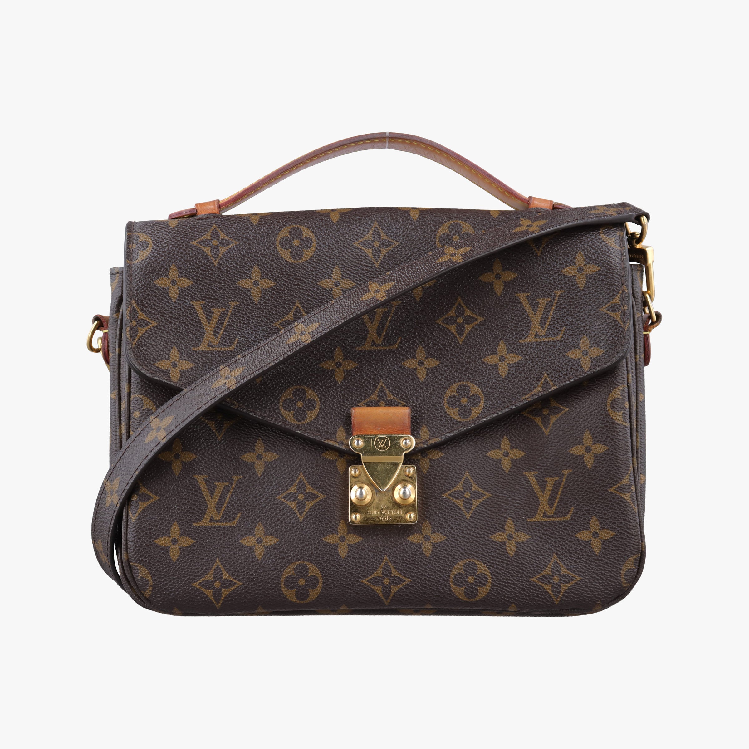 Pre-owned Louis Vuitton Pochette Metis MM Brown Monogram Canvas M44875 shoulderbag | stylenewstar