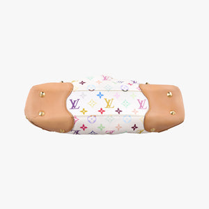 Vintage Louis Vuitton JUDY MM white Monogram Multicolor M40255 shoulderbag | stylenewstar