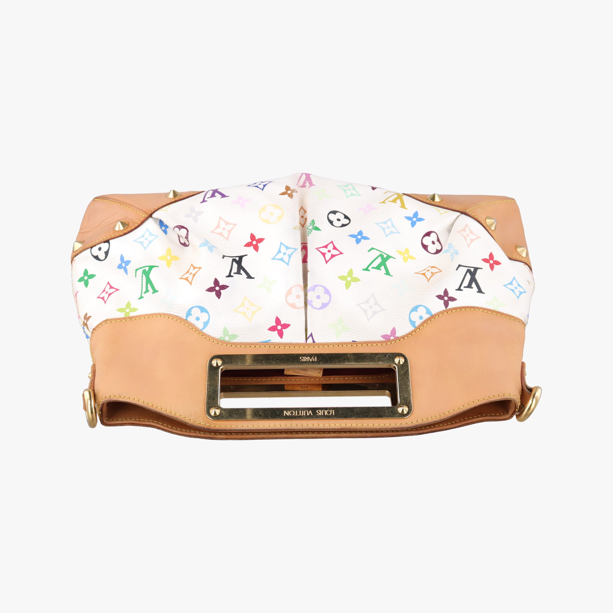 Vintage Louis Vuitton JUDY MM white Monogram Multicolor M40255 shoulderbag | stylenewstar