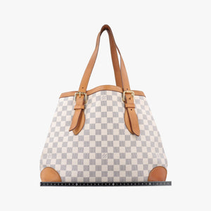 Pre-owned Louis Vuitton HAMPSTEAD MM AZUR Damier Canvas N51206 handbag | stylenewstar