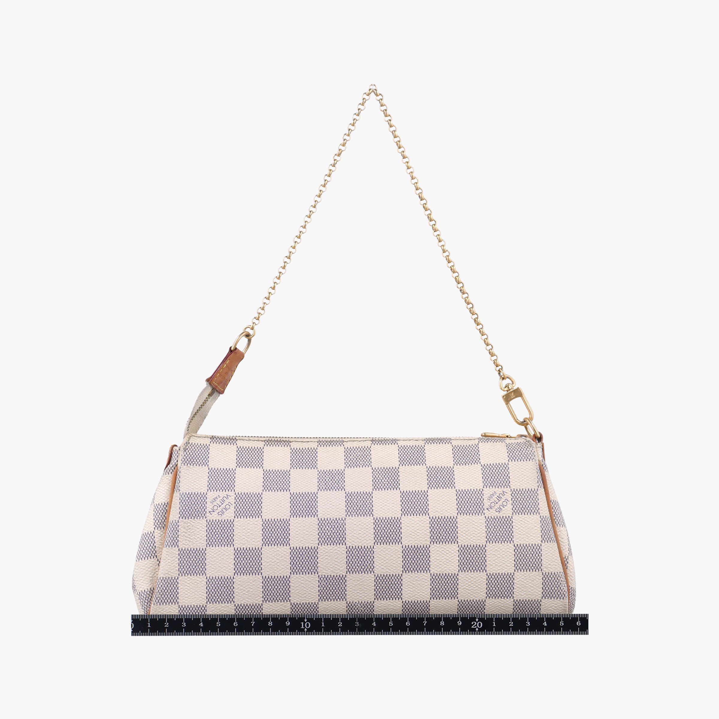 Pre-owned Louis Vuitton EVA AZUR Damier Canvas N55214 shoulderbag | stylenewstar