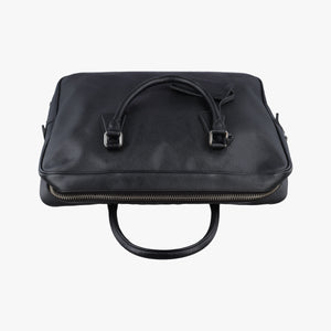 Pre-owned Prada business bag briefcase Black SAFFIANO Leather 2VE363 handbag | stylenewstar
