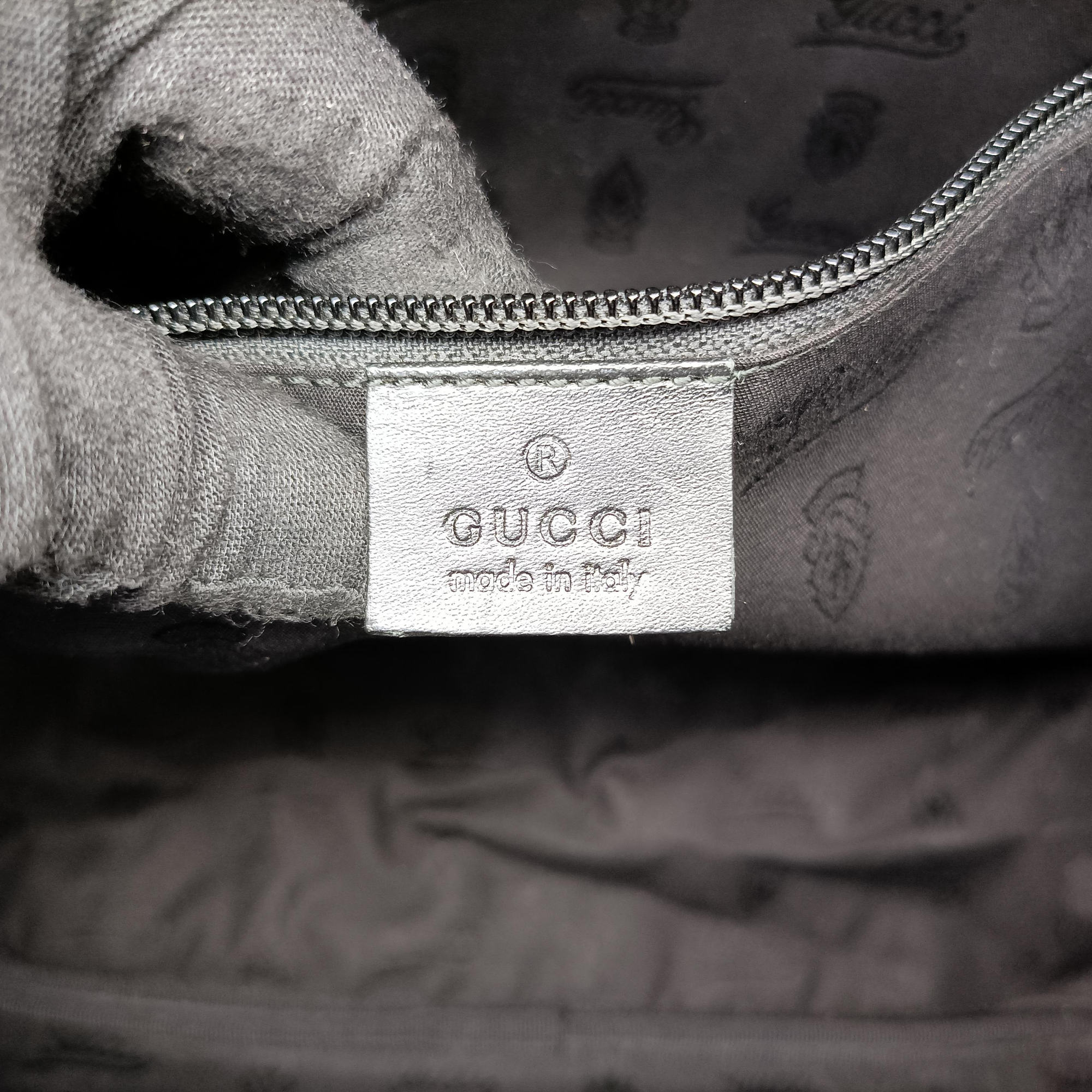 Secondhand Gucci GG Imprime Messenger Black PVC coated canvas 211107 shoulderbag | stylenewstar