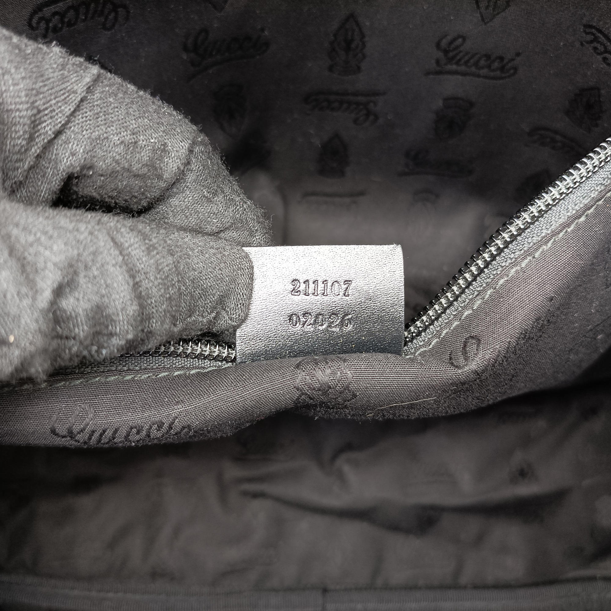 Secondhand Gucci GG Imprime Messenger Black PVC coated canvas 211107 shoulderbag | stylenewstar