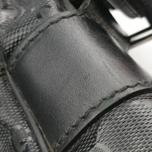 Secondhand Gucci GG Imprime Messenger Black PVC coated canvas 211107 shoulderbag | stylenewstar