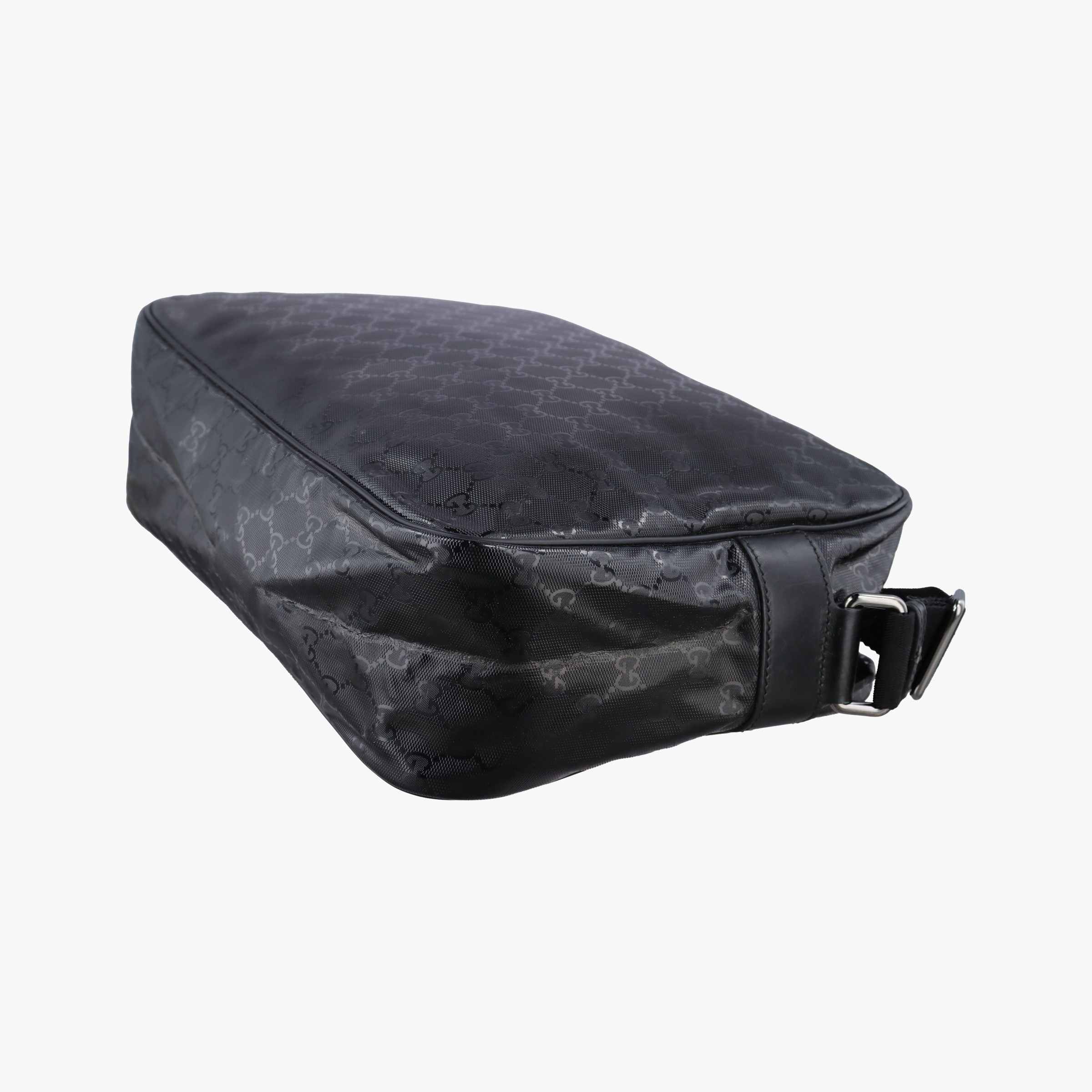 Secondhand Gucci GG Imprime Messenger Black PVC coated canvas 211107 shoulderbag | stylenewstar