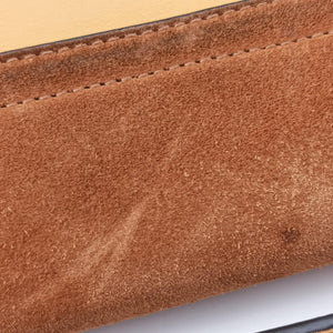 Pre-owned Chloe FAYE Brown × Yellow Suede × leather  shoulderbag | stylenewstar