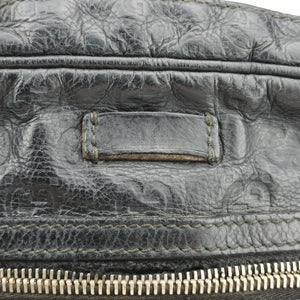 Pre-owned Gucci GG Imprime Messenger Black Leather 201448 shoulderbag | stylenewstar