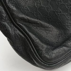 Pre-owned Gucci GG Imprime Messenger Black Leather 201448 shoulderbag | stylenewstar