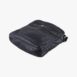 Pre-owned Gucci GG Imprime Messenger Black Leather 201448 shoulderbag | stylenewstar