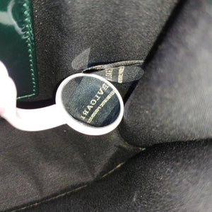 Pre-owned Bvlgari SERPENTI FOREVER Green Patent  shoulderbag | stylenewstar