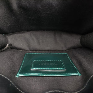 Pre-owned Bvlgari SERPENTI FOREVER Green Patent  shoulderbag | stylenewstar