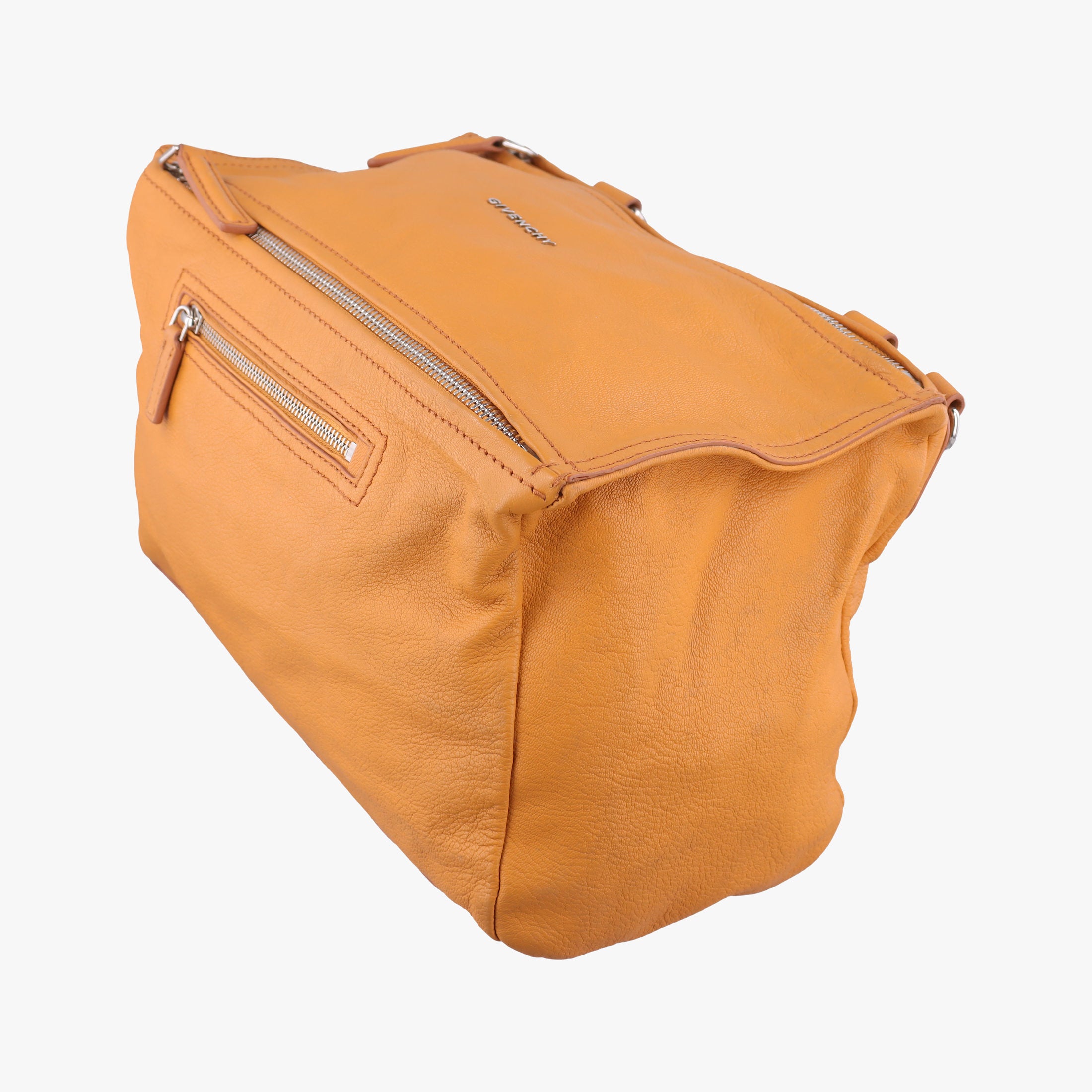 Pre-owned Givenchy Pandora Yellow leather  shoulderbag | stylenewstar