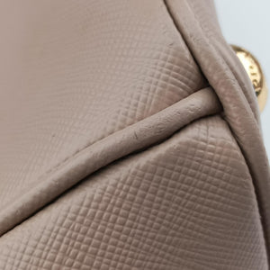 Pre-owned Prada Galleria Pink SAFFIANO Leather BN1786 shoulderbag | stylenewstar