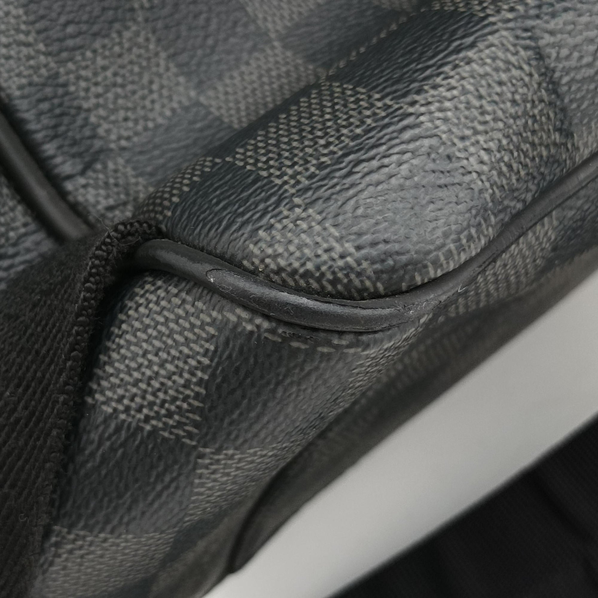 Pre-owned Louis Vuitton Josh Noir Damier Graphite N41473 backpack/rucksack | stylenewstar