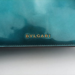 Secondhand Bvlgari SERPENTI FOREVER Blue Patent  shoulderbag | stylenewstar