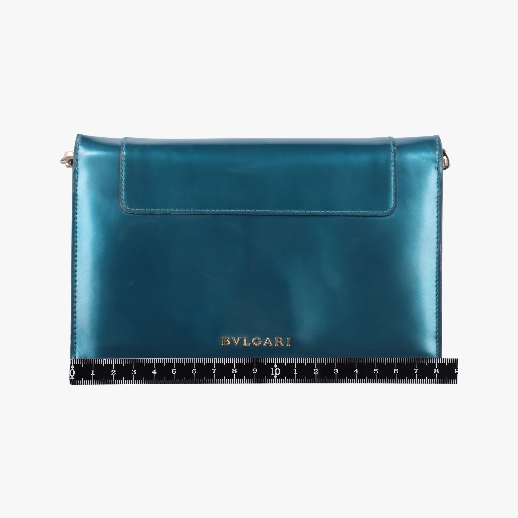 Secondhand Bvlgari SERPENTI FOREVER Blue Patent  shoulderbag | stylenewstar