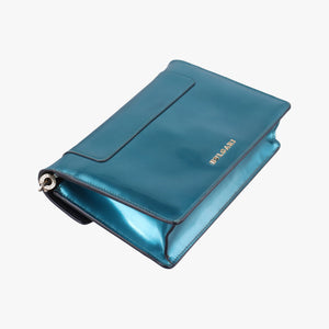 Secondhand Bvlgari SERPENTI FOREVER Blue Patent  shoulderbag | stylenewstar