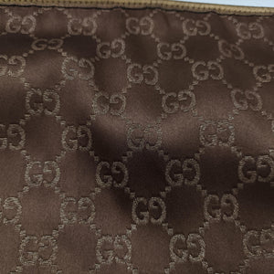 Pre-owned Gucci Princy Golden×Brown canvas×leather 204939 shoulderbag | stylenewstar