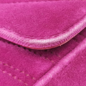 Pre-owned Gucci GG Marmont Purple velour 443497 shoulderbag | stylenewstar