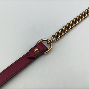 Pre-owned Gucci GG Marmont Purple velour 443497 shoulderbag | stylenewstar