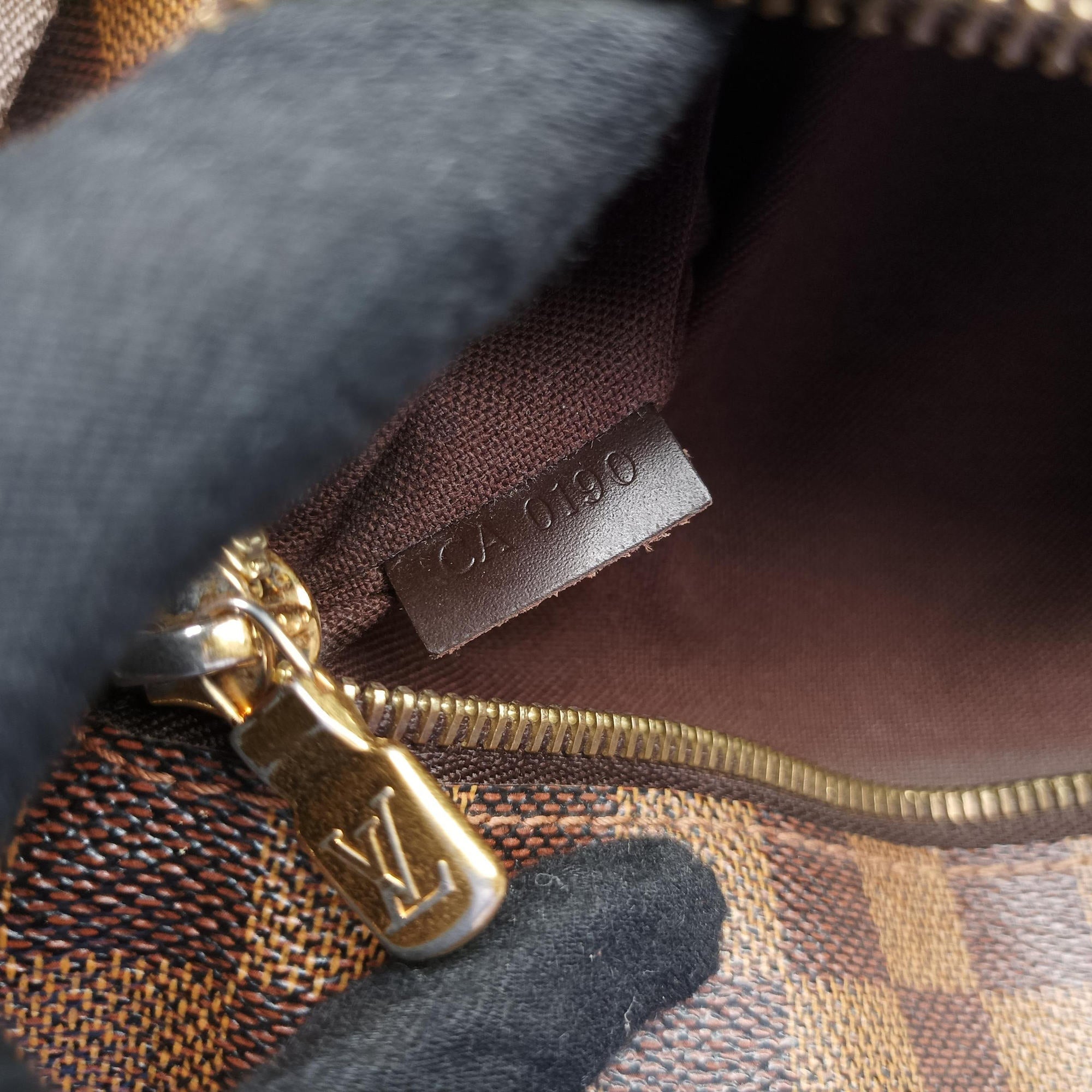 Pre-owned Louis Vuitton BROOKLYN MM EBENE Damier Canvas N51211 shoulderbag | stylenewstar