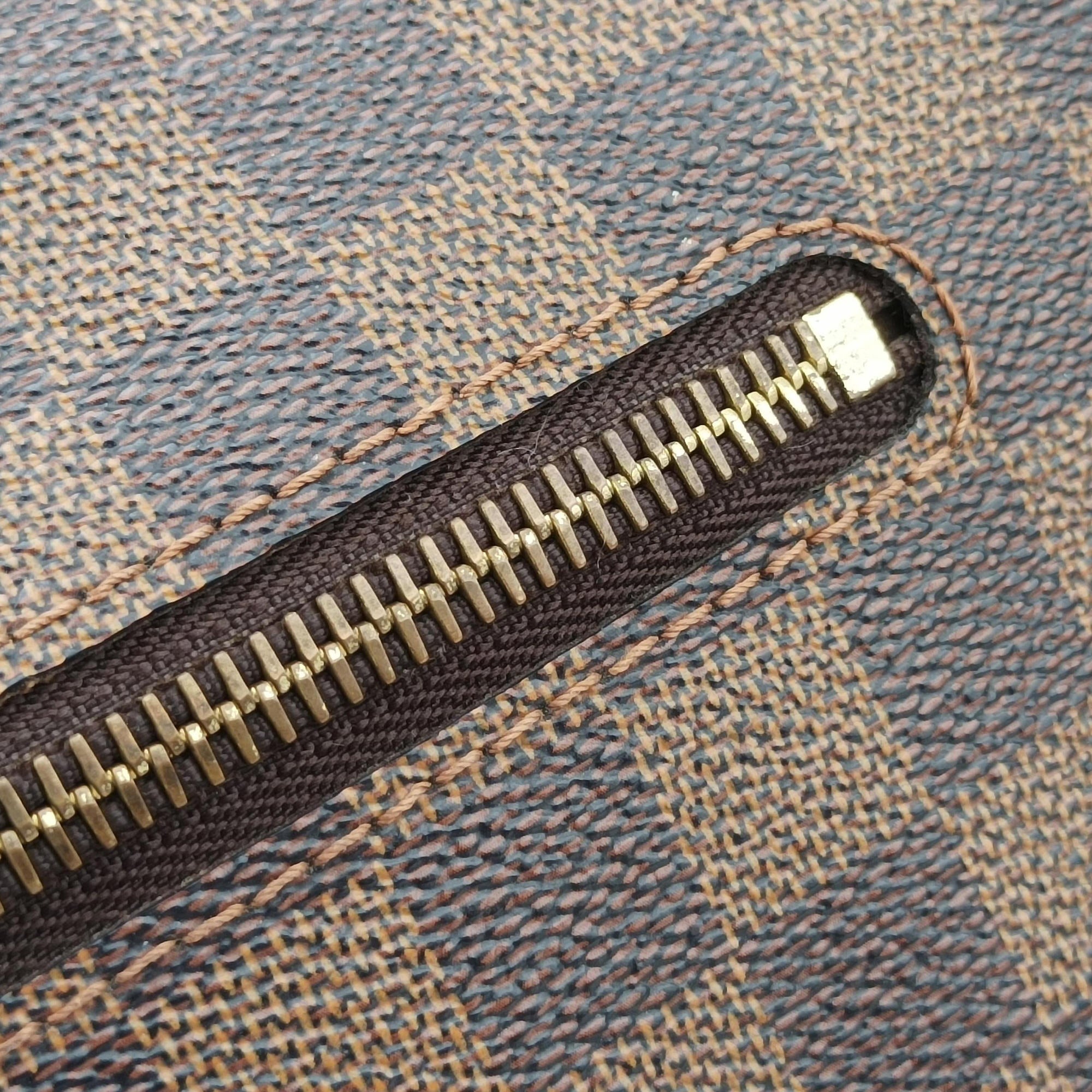 Pre-owned Louis Vuitton BROOKLYN MM EBENE Damier Canvas N51211 shoulderbag | stylenewstar