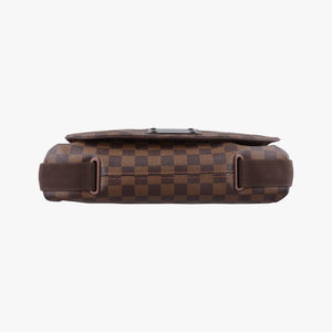 Pre-owned Louis Vuitton BROOKLYN MM EBENE Damier Canvas N51211 shoulderbag | stylenewstar