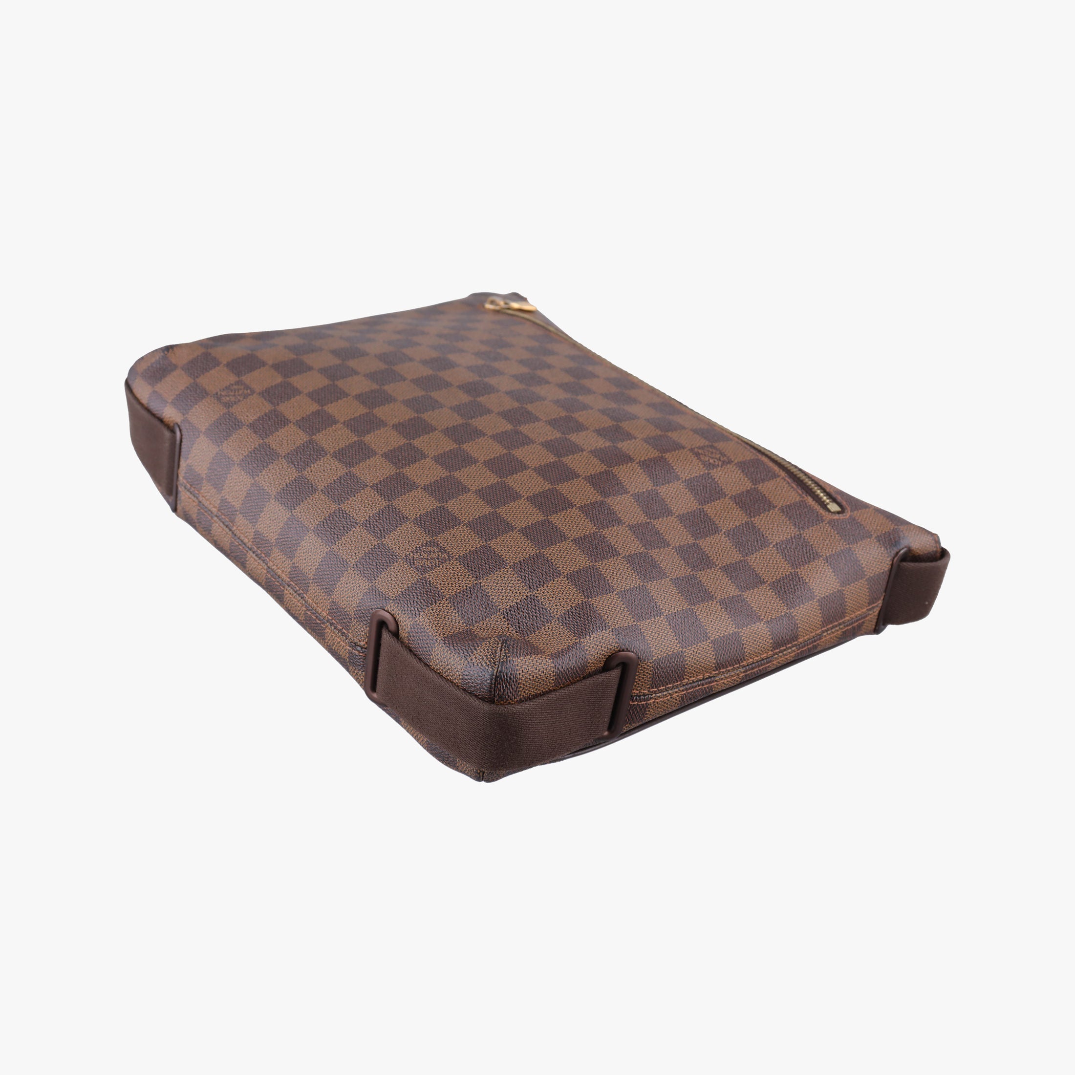 Pre-owned Louis Vuitton BROOKLYN MM EBENE Damier Canvas N51211 shoulderbag | stylenewstar
