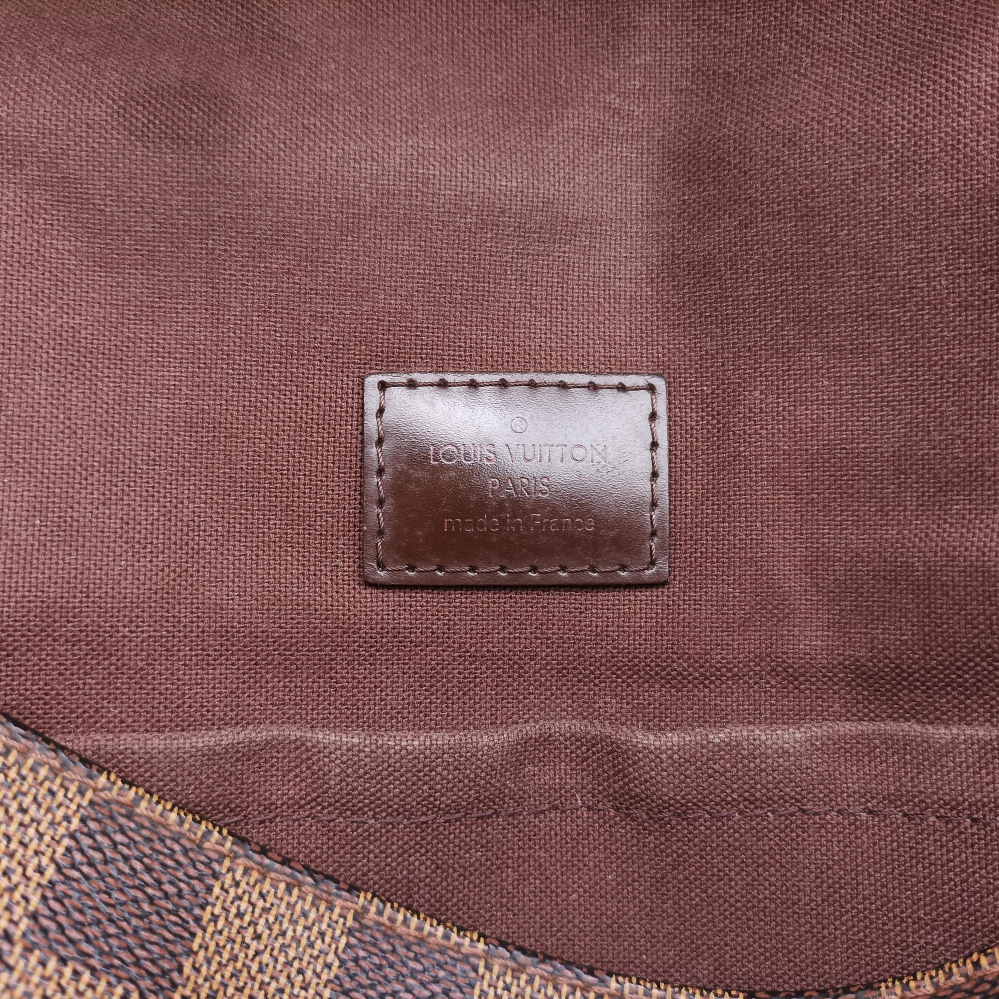 Pre-owned Louis Vuitton BROOKLYN MM EBENE Damier Canvas N51211 shoulderbag | stylenewstar
