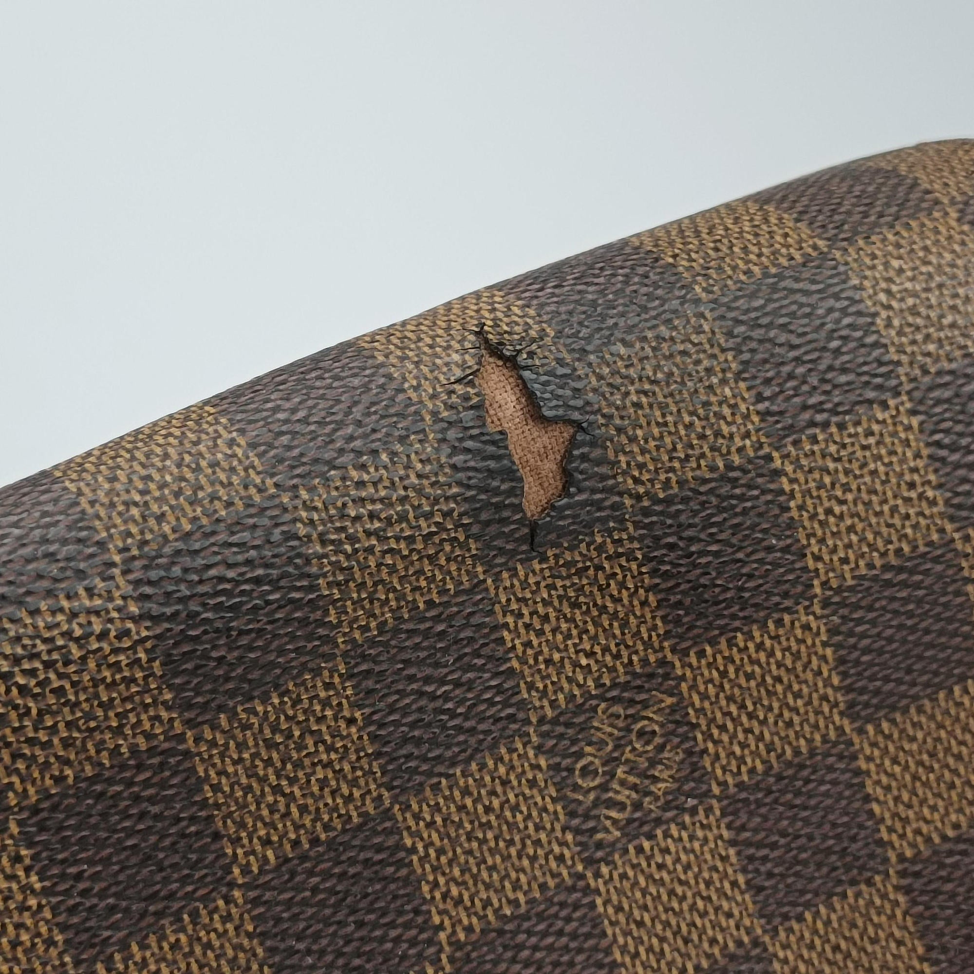 Pre-owned Louis Vuitton BROOKLYN MM EBENE Damier Canvas N51211 shoulderbag | stylenewstar