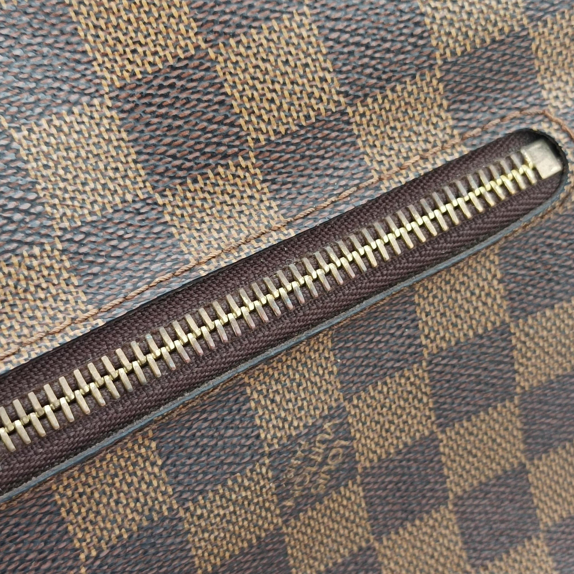 Pre-owned Louis Vuitton BROOKLYN MM EBENE Damier Canvas N51211 shoulderbag | stylenewstar