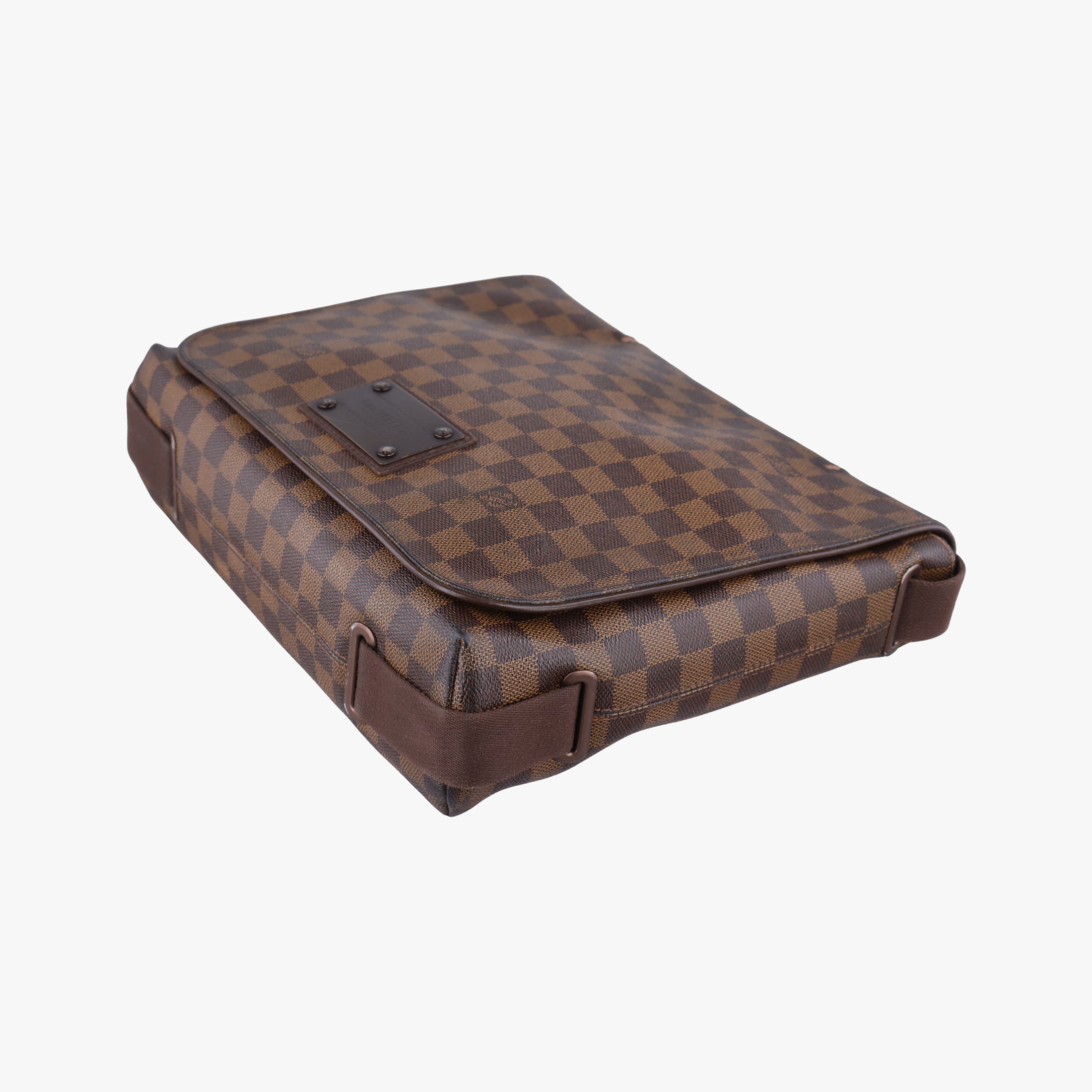 Pre-owned Louis Vuitton BROOKLYN MM EBENE Damier Canvas N51211 shoulderbag | stylenewstar