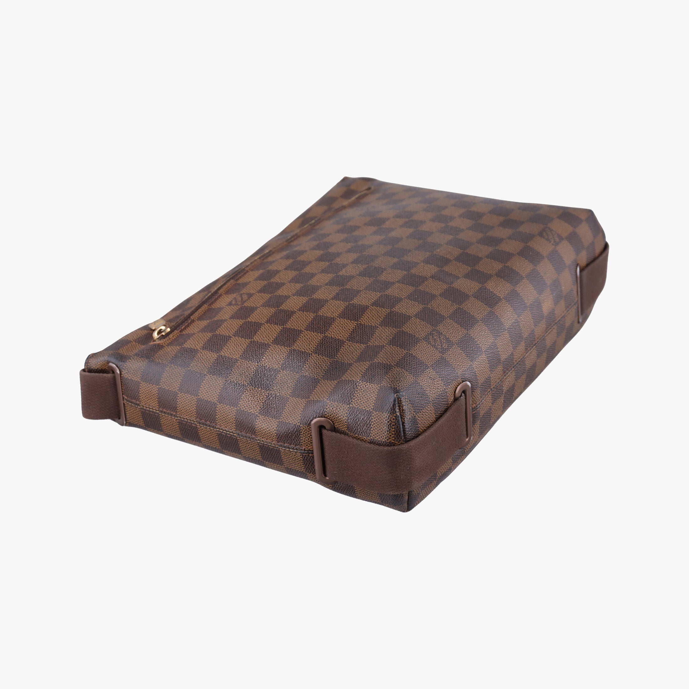 Pre-owned Louis Vuitton BROOKLYN MM EBENE Damier Canvas N51211 shoulderbag | stylenewstar