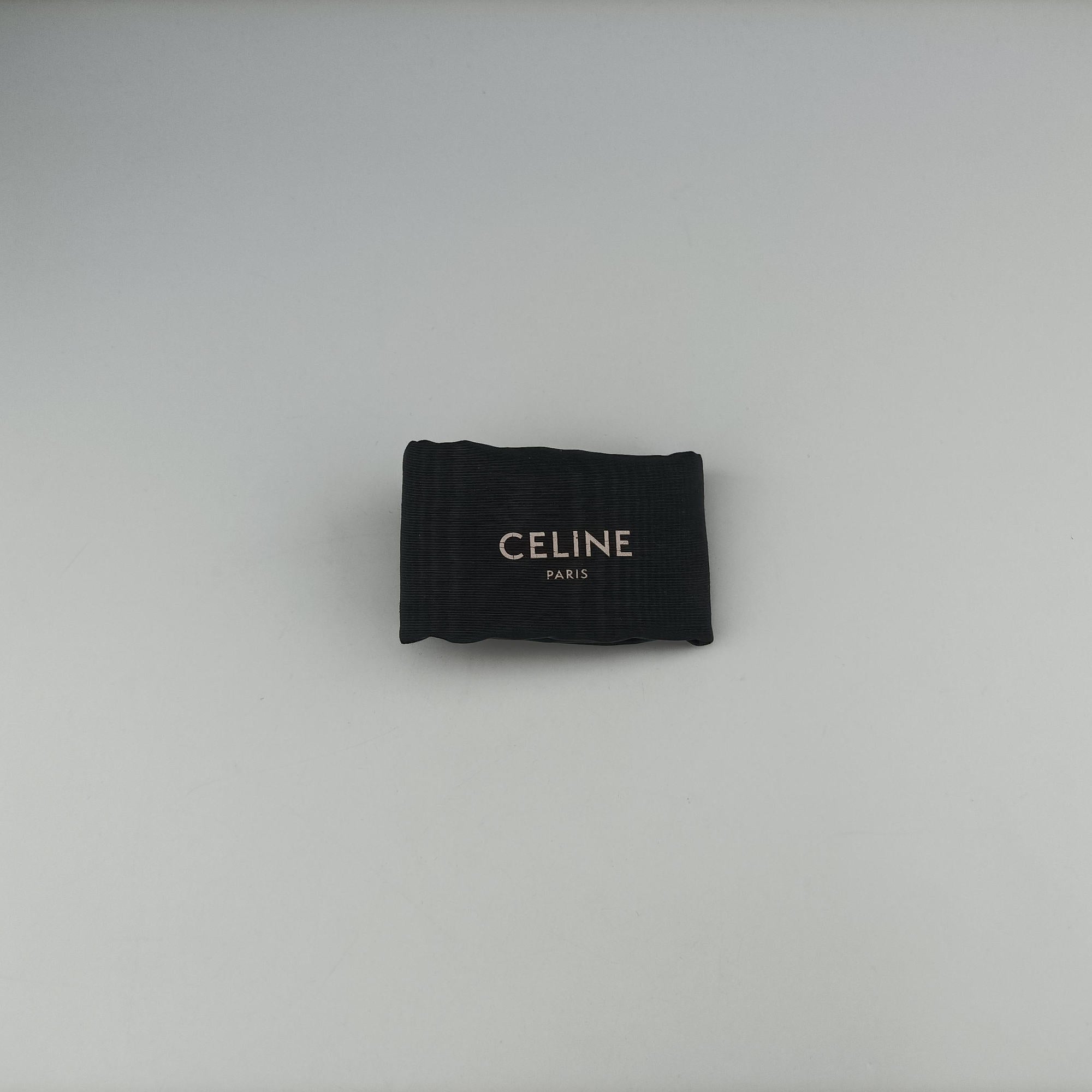 Pre-owned Celine TRIOMPHE Brown PVC coated canvas  shoulderbag | stylenewstar
