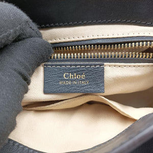 Pre-owned Chloe FAYE Black Leather × suede  shoulderbag | stylenewstar