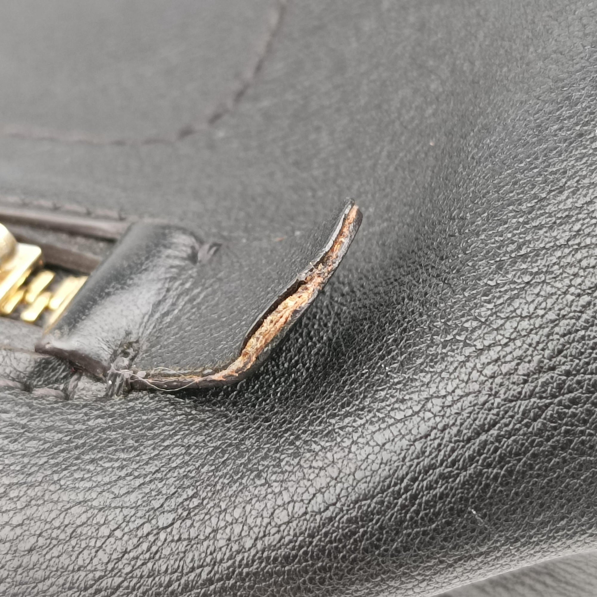 Pre-owned Chloe FAYE Black Leather × suede  shoulderbag | stylenewstar