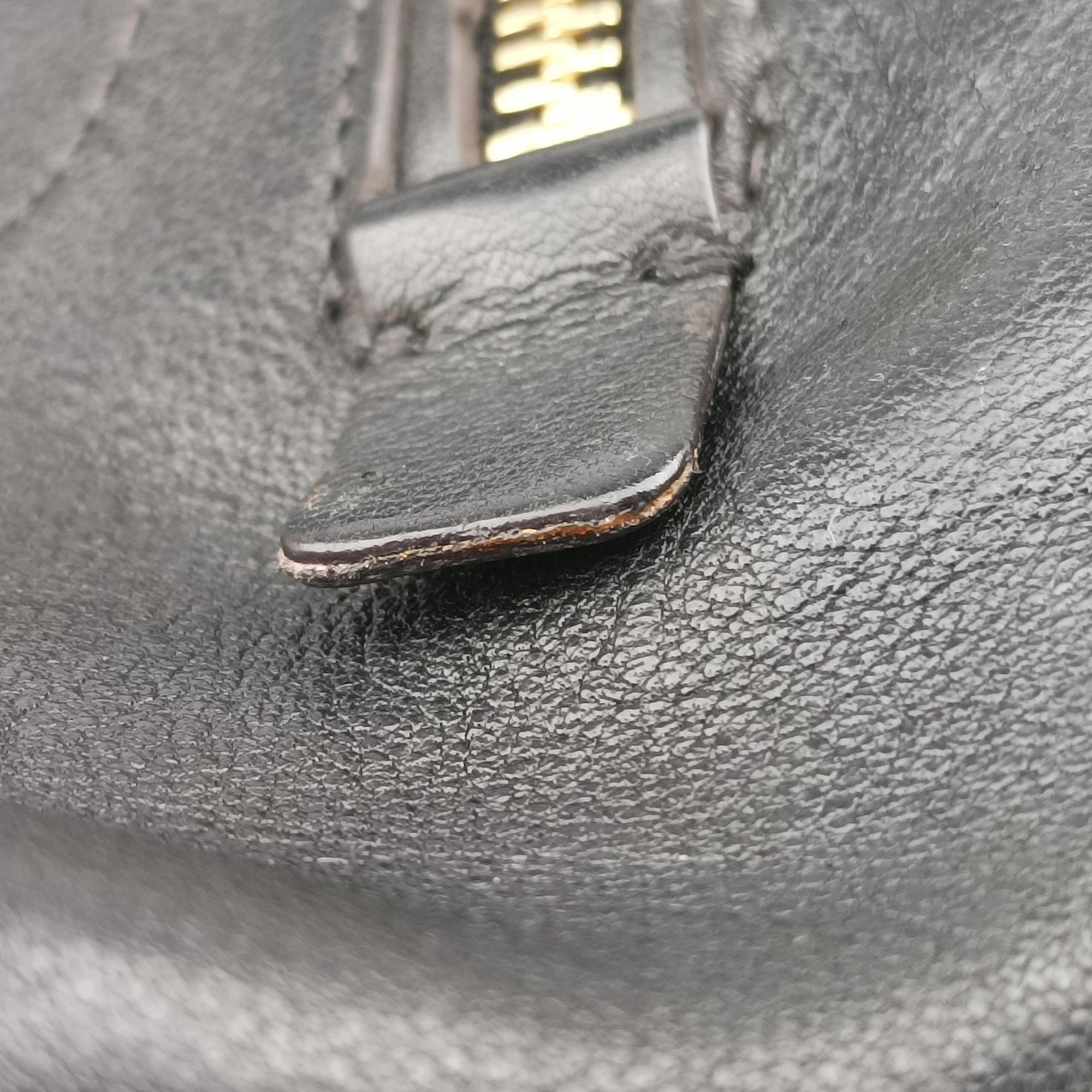 Pre-owned Chloe FAYE Black Leather × suede  shoulderbag | stylenewstar