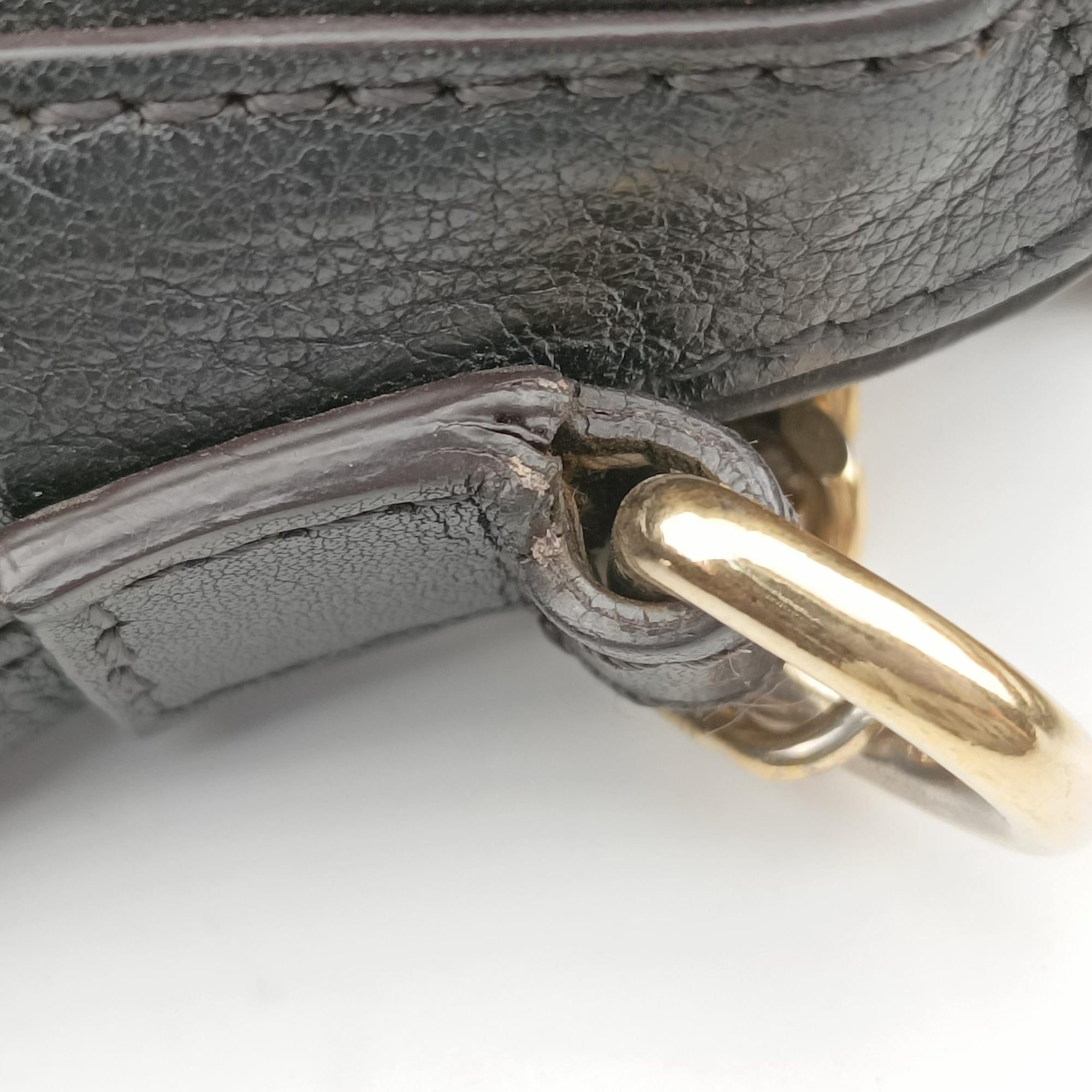 Pre-owned Chloe FAYE Black Leather × suede  shoulderbag | stylenewstar