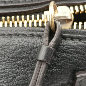Pre-owned Chloe FAYE Black Leather × suede  shoulderbag | stylenewstar