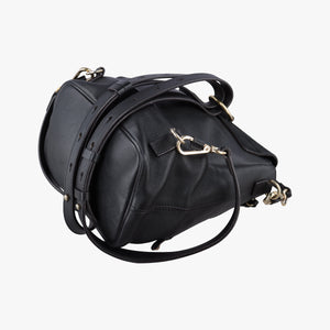 Pre-owned Chloe FAYE Black Leather × suede  shoulderbag | stylenewstar