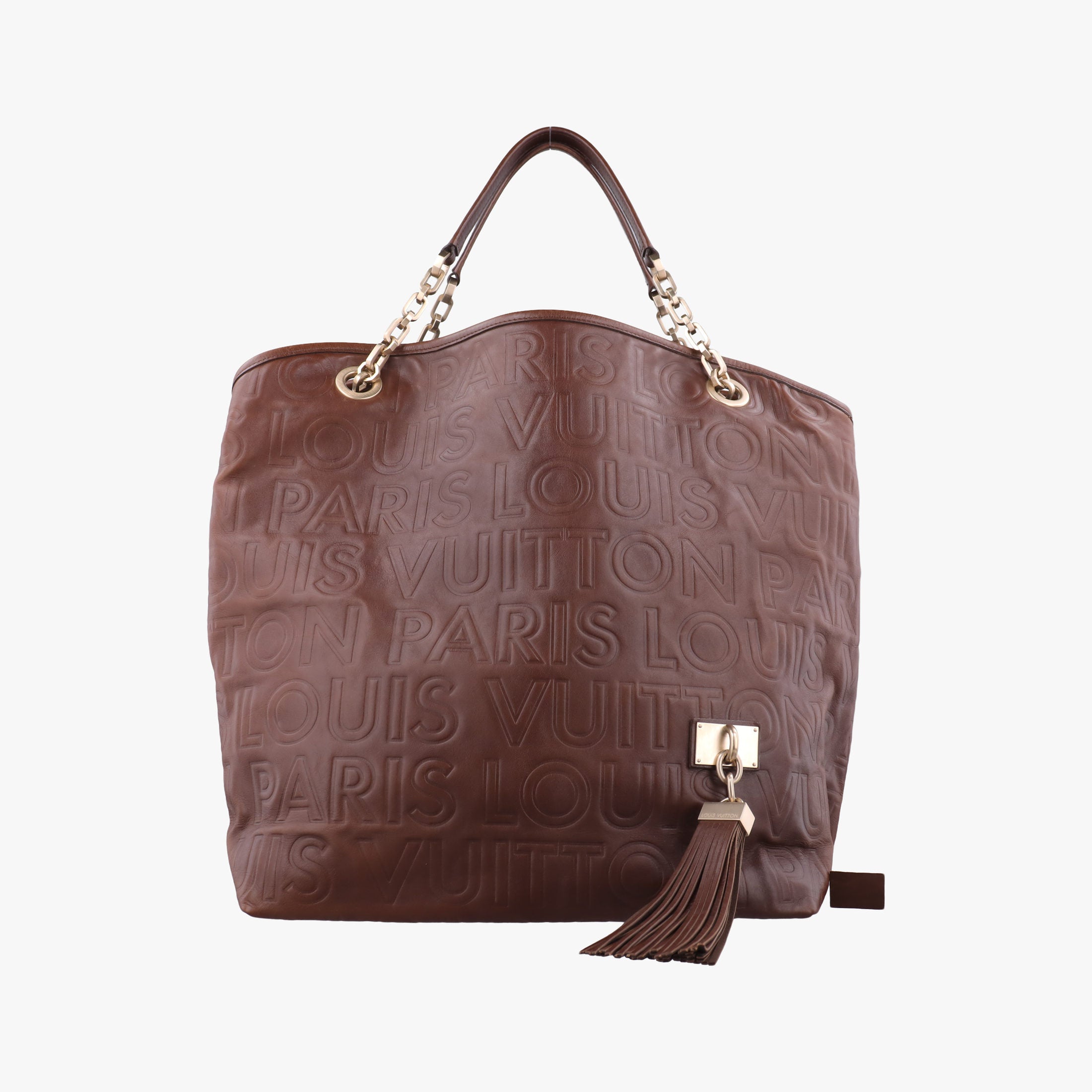 Vintage Louis Vuitton Whisper Moka  Monogram Paris Souple Leather M95828 handbag | stylenewstar