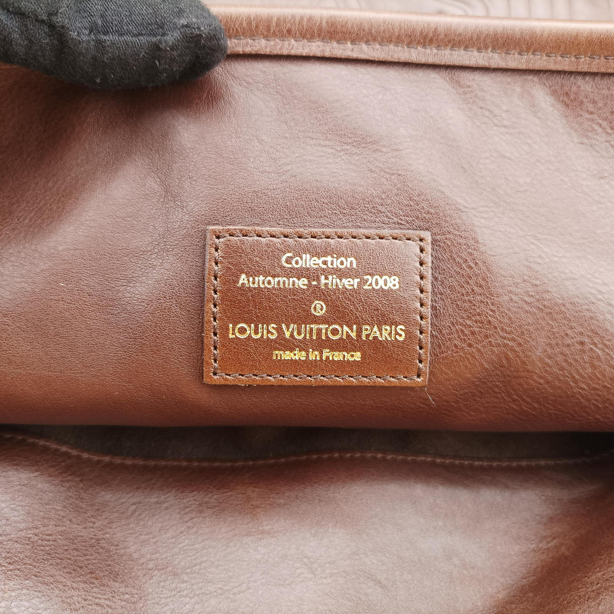 Vintage Louis Vuitton Whisper Moka  Monogram Paris Souple Leather M95828 handbag | stylenewstar