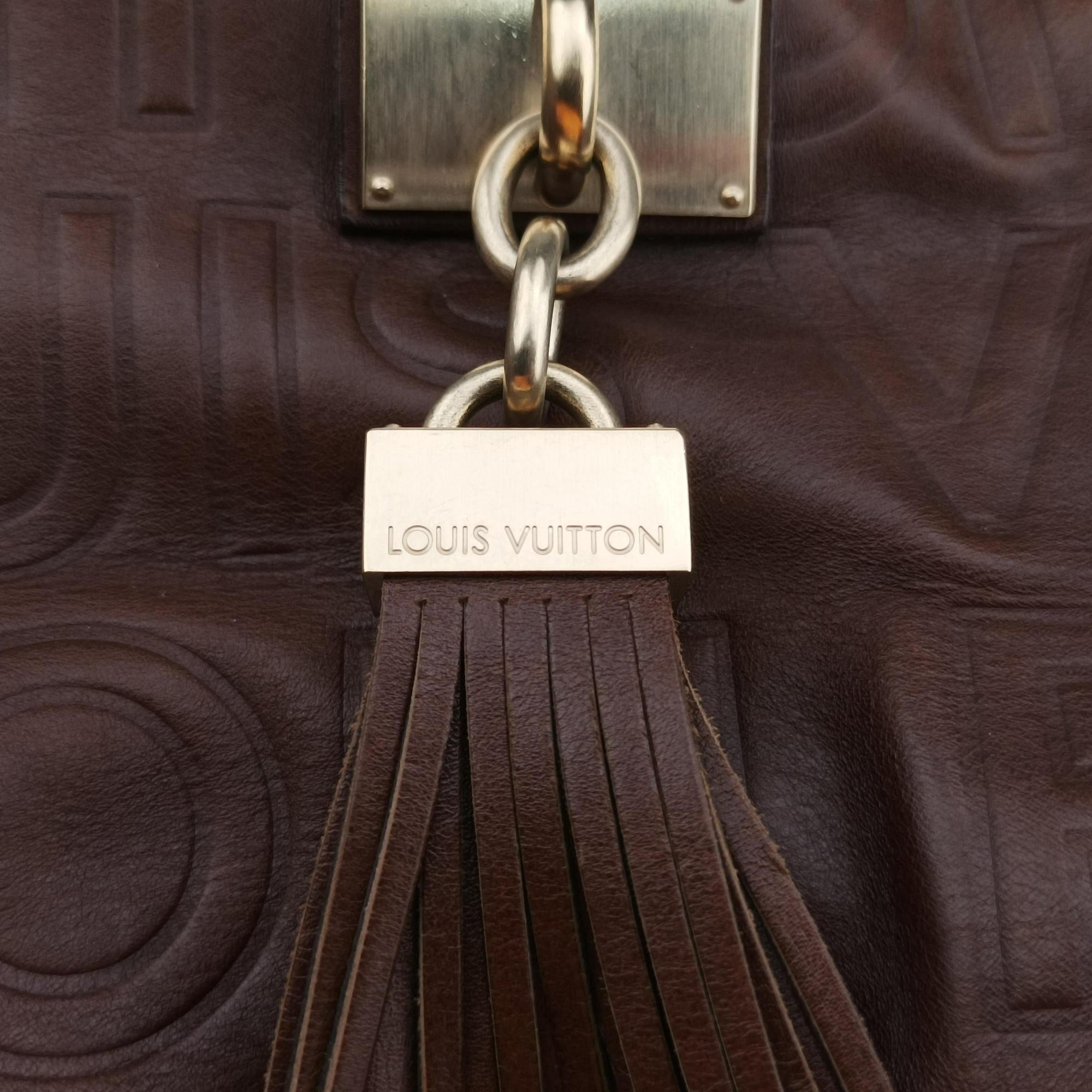 Vintage Louis Vuitton Whisper Moka  Monogram Paris Souple Leather M95828 handbag | stylenewstar