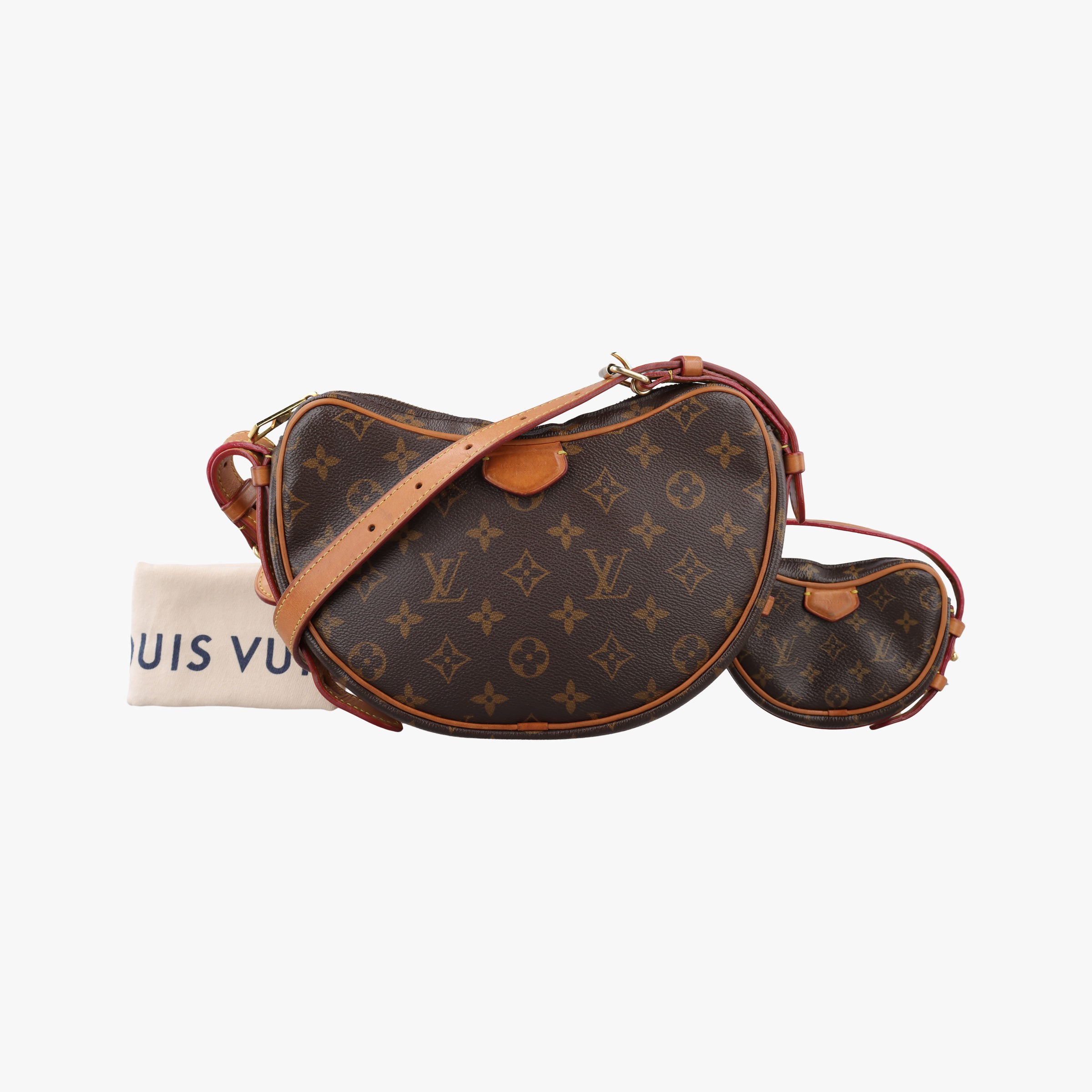Secondhand Louis Vuitton Croissant MM Brown Monogram Canvas M46828 shoulderbag | stylenewstar