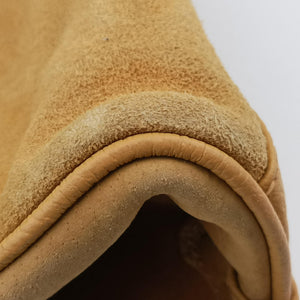 Pre-owned Gucci Stirrup Camel Suede 001.05 shoulderbag | stylenewstar