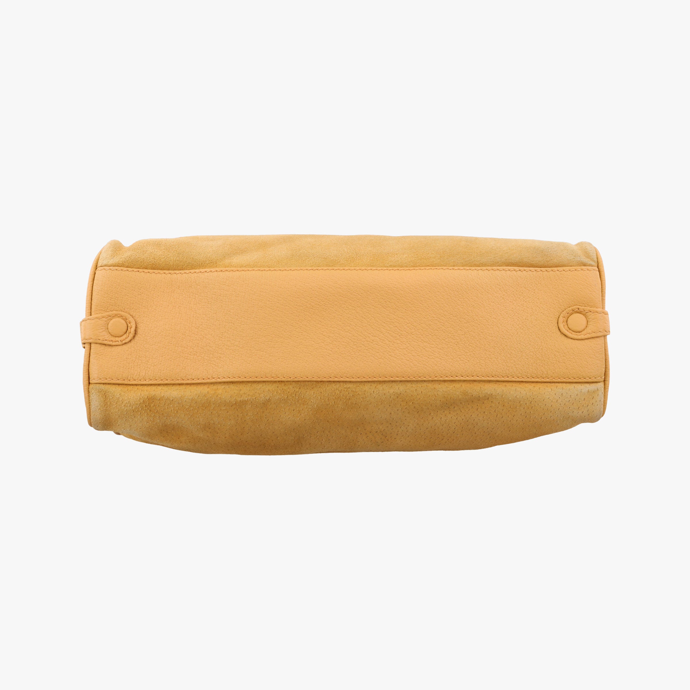Pre-owned Gucci Stirrup Camel Suede 001.05 shoulderbag | stylenewstar
