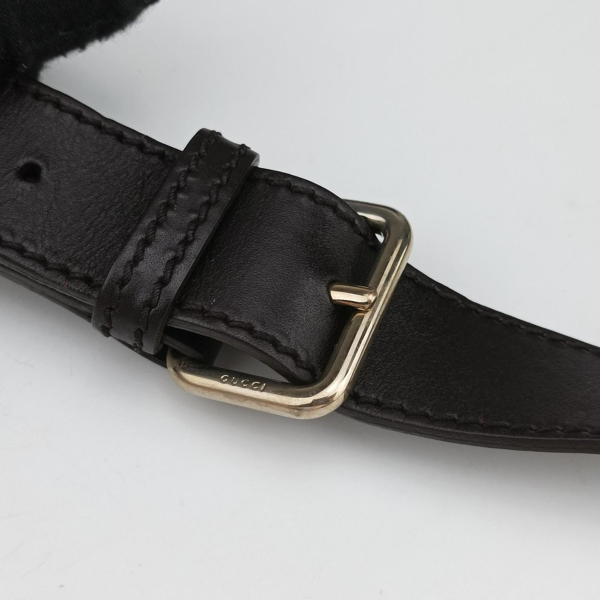 Secondhand Gucci Guccissima Messenger Brown leather 223665 shoulderbag | stylenewstar
